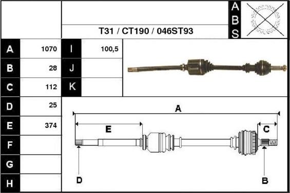 ERA Benelux DA10118 - Albero motore / Semiasse autozon.pro