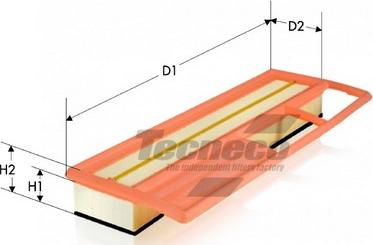 Tecneco Filters AR9628PM-S - Filtro aria autozon.pro