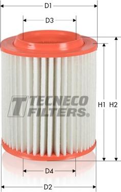 Tecneco Filters AR1652 - Filtro aria autozon.pro