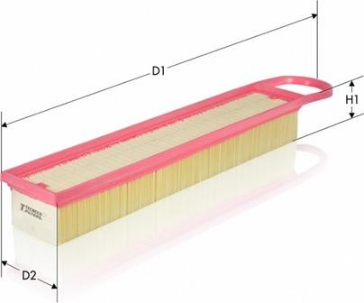 Tecneco Filters AR10418PM - Filtro aria autozon.pro