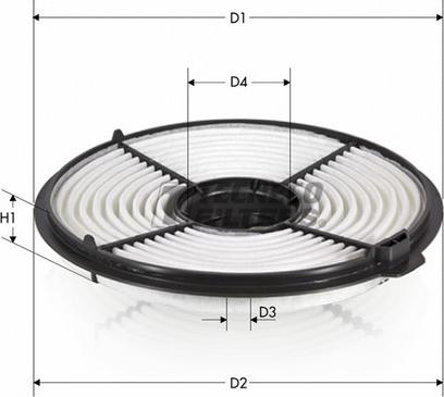 Tecneco Filters AR105-J - Filtro aria autozon.pro