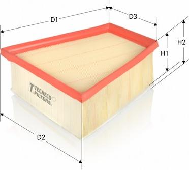 Tecneco Filters AR10651PM-S - Filtro aria autozon.pro