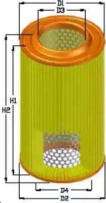 Tecneco Filters AR46754989 - Filtro aria autozon.pro