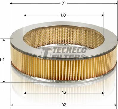 Tecneco Filters AR44 - Filtro aria autozon.pro