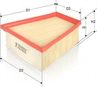 Tecneco Filters AR2084PMS - Filtro aria autozon.pro