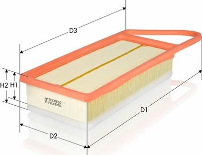 Tecneco Filters AR9924PM-S - Filtro aria autozon.pro