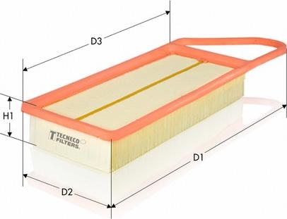 Tecneco Filters AR2075PM - Filtro aria autozon.pro