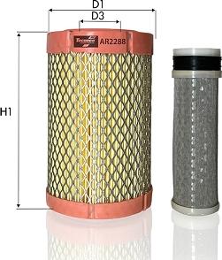 Tecneco Filters AR2288 - Filtro aria autozon.pro