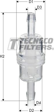 Tecneco Filters BN21 - Filtro carburante autozon.pro