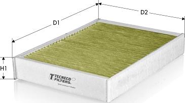 Tecneco Filters CKA25007 - Filtro, Aria abitacolo autozon.pro