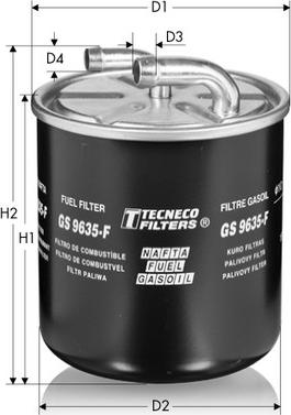 Tecneco Filters GS9635-F - Filtro carburante autozon.pro