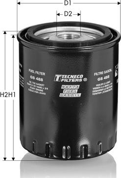 Tecneco Filters GS488 - Filtro carburante autozon.pro