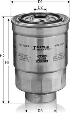 Tecneco Filters GS141 - Filtro carburante autozon.pro