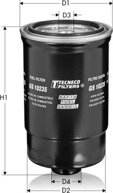 Tecneco Filters GS10235 - Filtro carburante autozon.pro