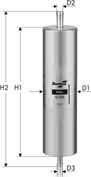 Tecneco Filters GS1198 - Filtro carburante autozon.pro