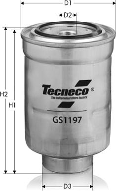 Tecneco Filters GS1197 - Filtro carburante autozon.pro