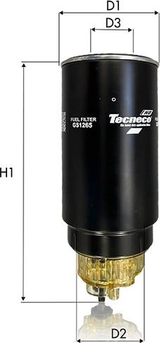 Tecneco Filters GS1265 - Filtro carburante autozon.pro