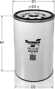 Tecneco Filters GS1234 - Filtro carburante autozon.pro