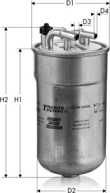 Tecneco Filters GS8021 - Filtro carburante autozon.pro