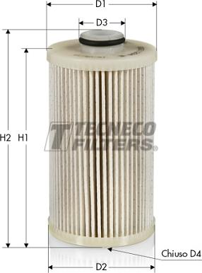 Tecneco Filters GS2095E - Filtro carburante autozon.pro