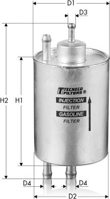 Tecneco Filters IN9527 - Filtro carburante autozon.pro