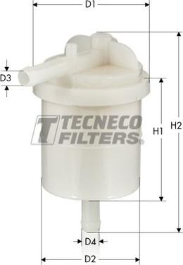 Tecneco Filters IN4143 - Filtro carburante autozon.pro