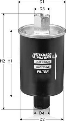 Tecneco Filters IN60 - Filtro carburante autozon.pro