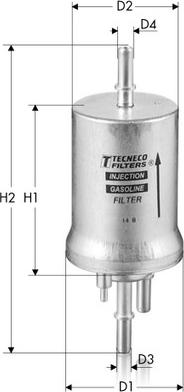 Tecneco Filters IN1041 - Filtro carburante autozon.pro