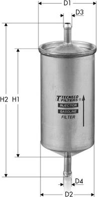 Tecneco Filters IN11 - Filtro carburante autozon.pro