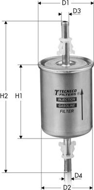 Tecneco Filters IN56 - Filtro carburante autozon.pro