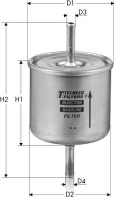 Tecneco Filters IN3802A - Filtro carburante autozon.pro