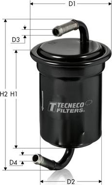 Tecneco Filters IN26 - Filtro carburante autozon.pro