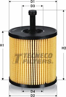 Tecneco Filters OL09813-E - Filtro olio autozon.pro