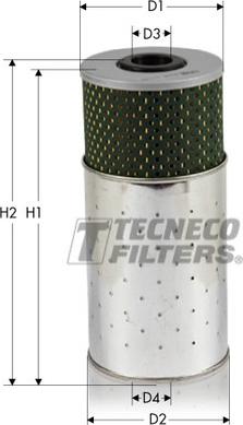 Tecneco Filters OL0157 - Filtro olio autozon.pro