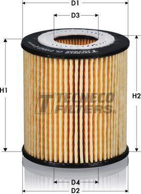 Tecneco Filters OL010045-E - Filtro olio autozon.pro