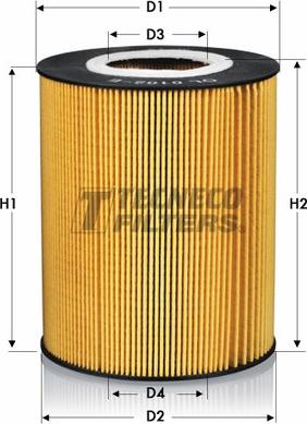 Tecneco Filters OL0102-E - Filtro olio autozon.pro