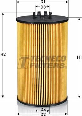 Tecneco Filters OL013125-E - Filtro olio autozon.pro