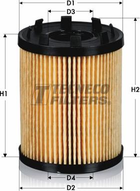 Tecneco Filters OL0246-E - Filtro olio autozon.pro