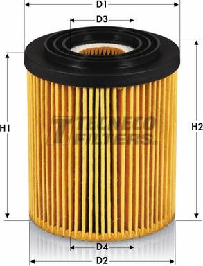 Tecneco Filters OL0236-E - Filtro olio autozon.pro