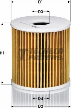 Tecneco Filters OL0221-E - Filtro olio autozon.pro