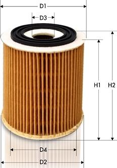 Tecneco Filters OL07087-E - Filtro olio autozon.pro