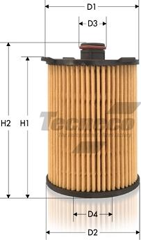 Tecneco Filters OL2155E - Filtro olio autozon.pro