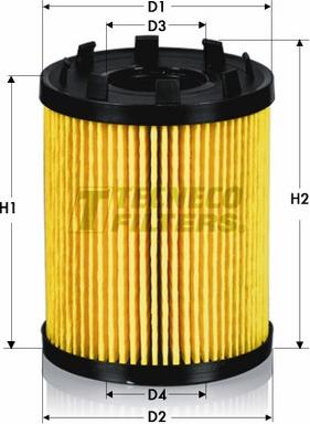 Tecneco Filters OL2157E - Filtro olio autozon.pro