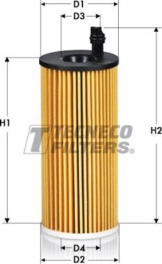 Tecneco Filters OL2160E - Filtro olio autozon.pro