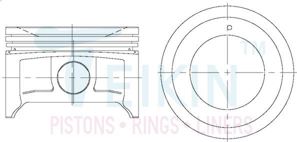 Teikin 44338.025 - Pistone autozon.pro