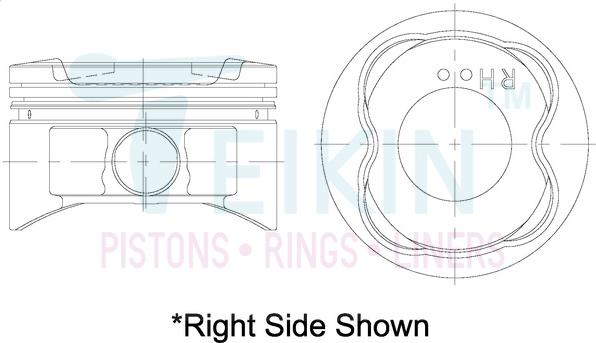 Teikin 46337.025 - Pistone autozon.pro