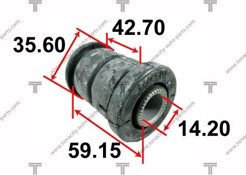 Tenacity AAMTO1035 - Bronzina cuscinetto, Braccio oscillante autozon.pro