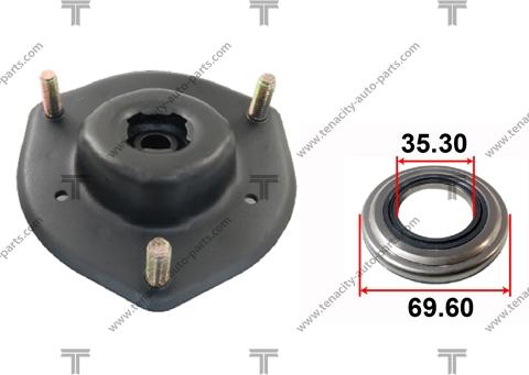 Tenacity ASMTO1023K - Supporto ammortizzatore a molla autozon.pro