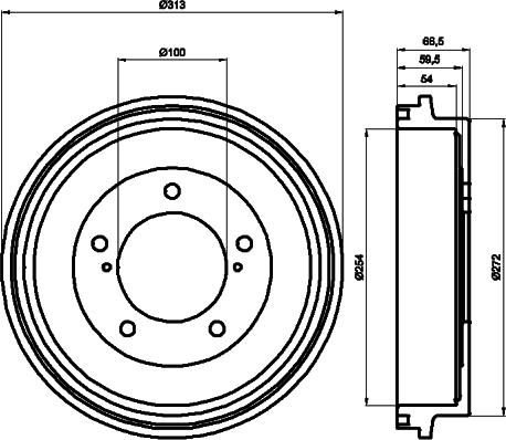 Textar 94025400 - Tamburo freno autozon.pro