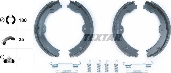 Textar 91058800 - Kit ganasce, Freno stazionamento autozon.pro